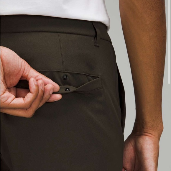 Lululemon Commission Warpstream Slim Fit Pant - Dark Olive - Size 30 - Picture 4 of 7